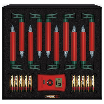 Candles Lumix Deluxe Red (10 items + remote-control)